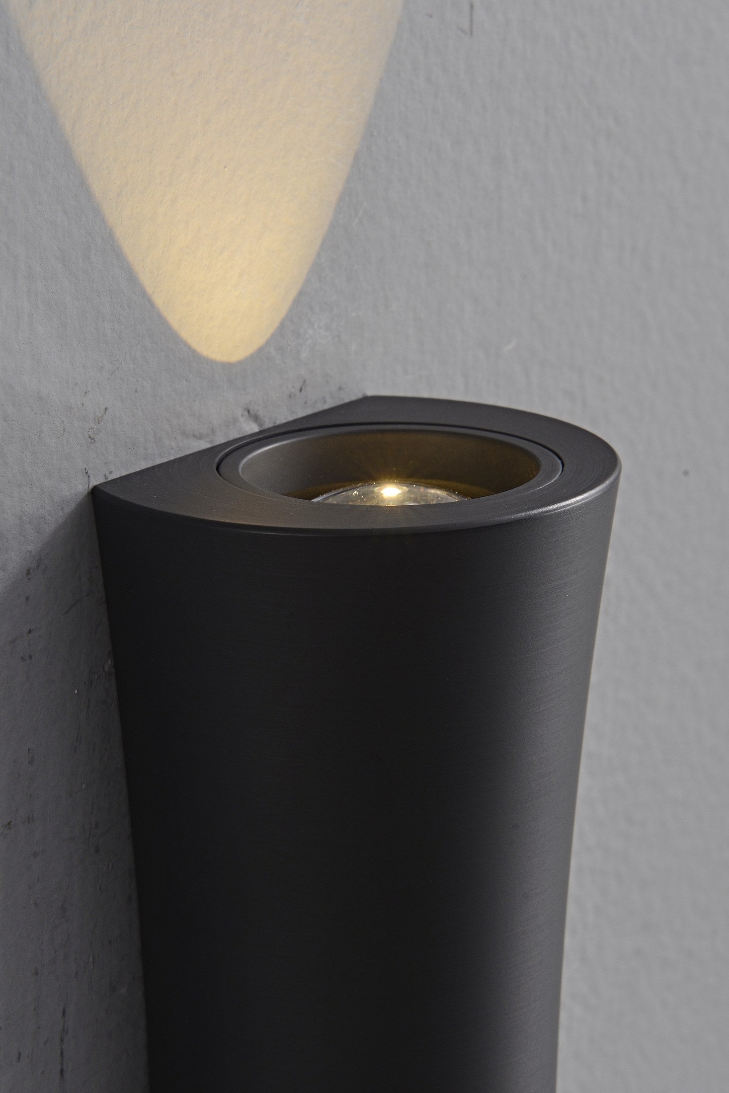 Black Hourglass Up Down LED Wall Sconce - 14 11-22 8