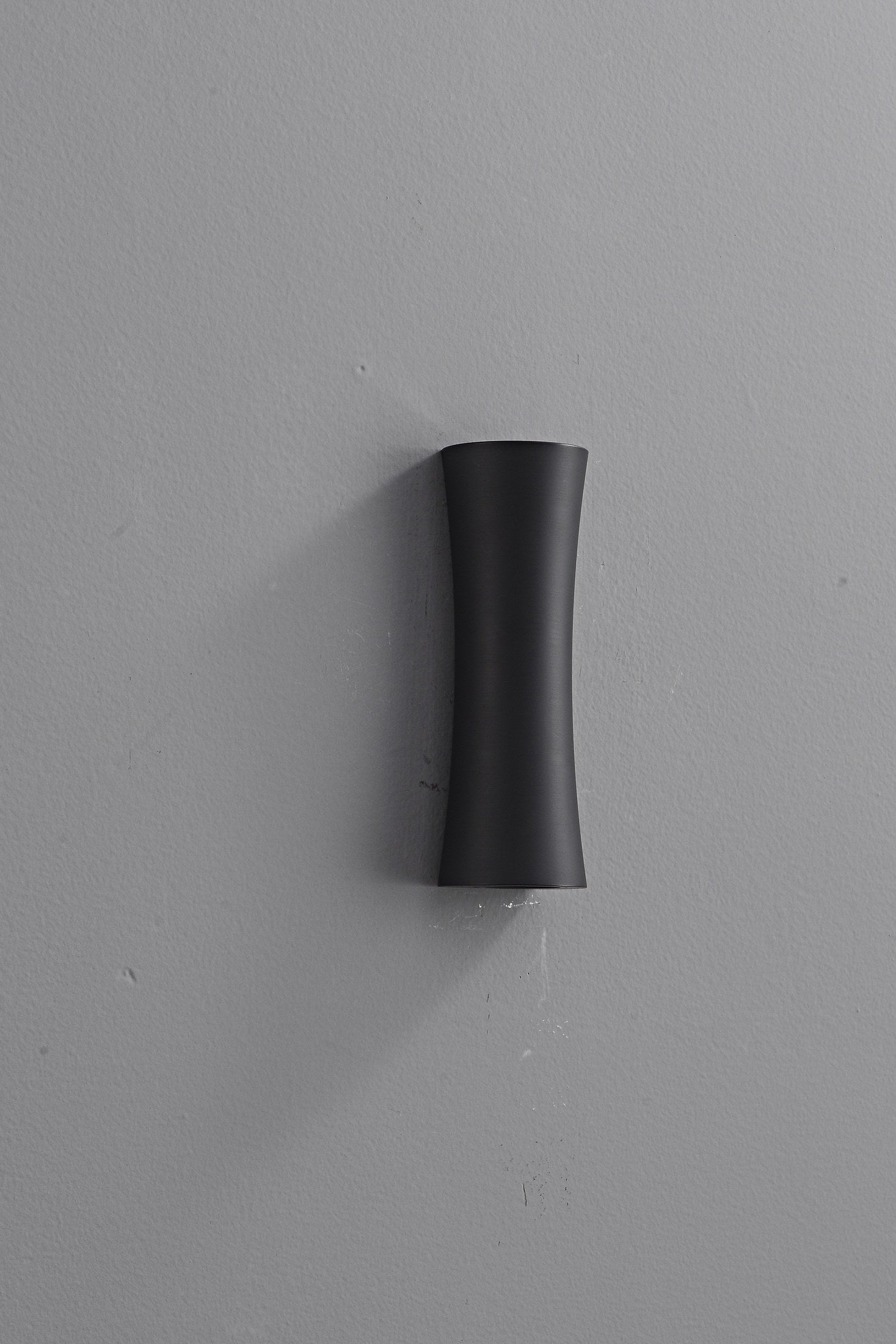 Black Hourglass Up Down LED Wall Sconce - 15 11-22