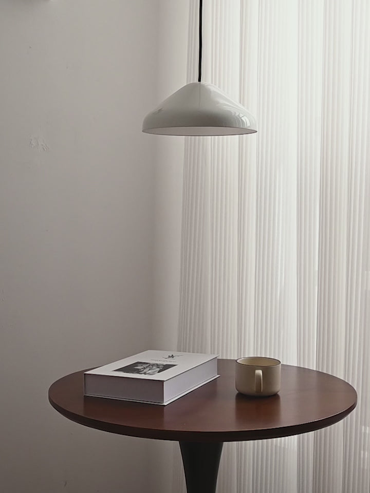 Load video: Modern Low Dome Pendant Light - product video