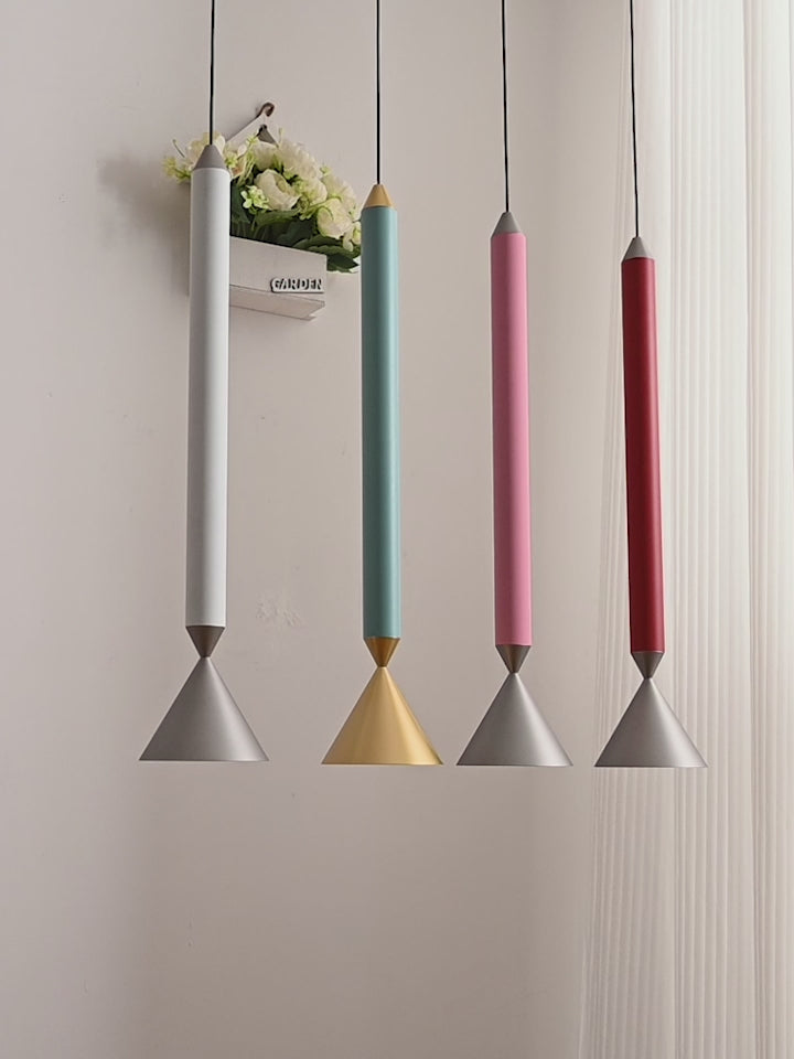 Modern Slim Cone Mini Pendant Light - product video