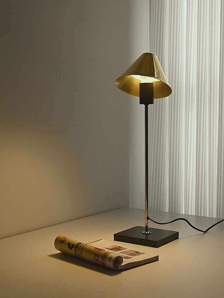 Modern Adjustable Cone Table Lamp - product video