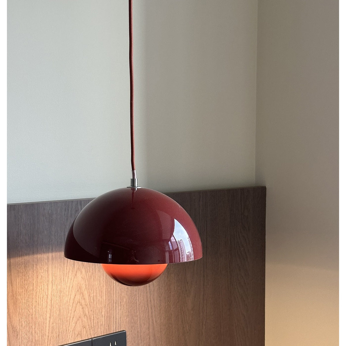 Flowerpot Dome Pendant Light real view 01