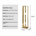 Modern Champagne Gold Globe Floor Lamp - 10 sku-champagne-gold-globe-floor-lamp-small