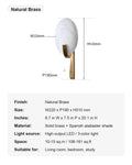 Modern Spanish Alabaster Oval Stem Wall Sconce - 16 sku-natural-brass-spanish-alabaster-oval-wall-sconce